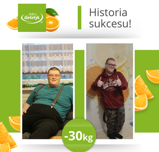 30 kg mniej dzięki konsekwencji i wsparciu bliskich